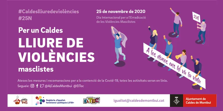 Xerrades i lectura de manifest amb motiu de la reivindicació del 25N