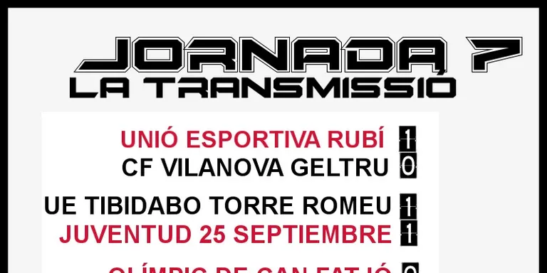 A PEU DE CAMP - JORNADA 7 diumenge
