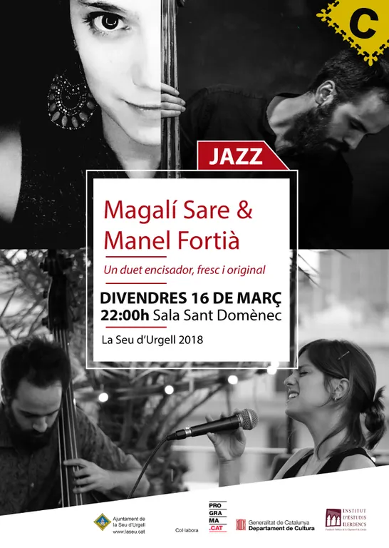 Magalí Sare i Manel Fortià porten a la Seu la seva visió fresca del jazz
