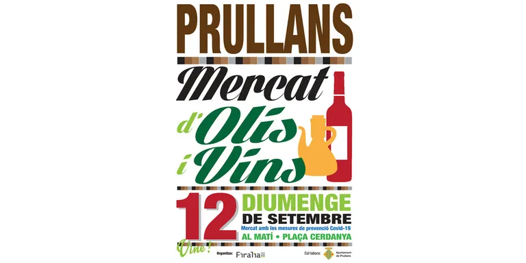 Mercat temàtic sobre vins i olis catalans aquest diumenge a Prullans