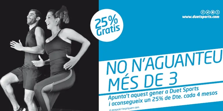 L'Ajuntament ha acceptat un nou disseny de la polèmica campanya de Duet Sports