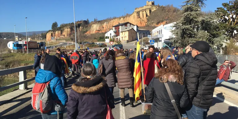 Concentracions a la Seu i arreu del Pirineu per la vaga general