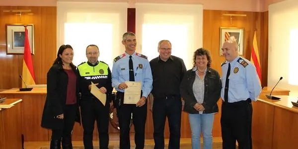 La Policia Local d’Altafulla reconeix la tasca dels seus efectius en el marc de la Festa Major de Sant Martí