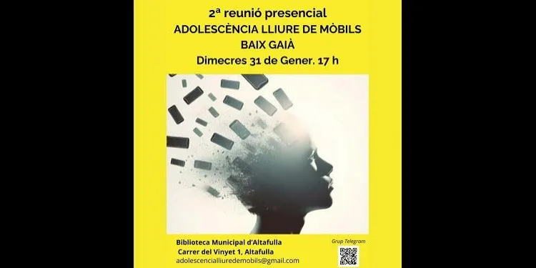 El grup Adolescència Lliure de Mòbils cerca complicitats en la població d'Altafulla en una nova trobada, aquest dimecres