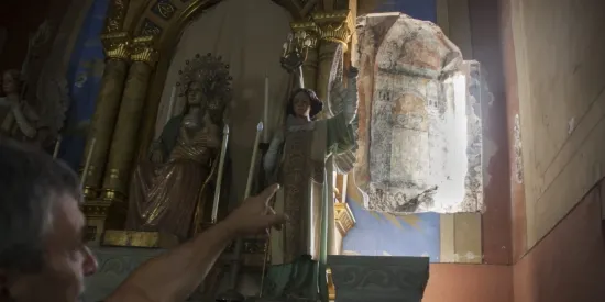 Organyà finalitza la rehabilitació de l'interior de la col.legiata de Santa Maria