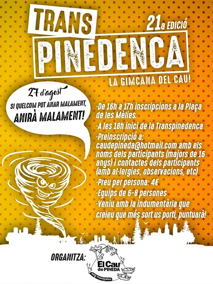 Ja es fan les inscripcions de la XXI Transpinedenca del Cau de Pineda