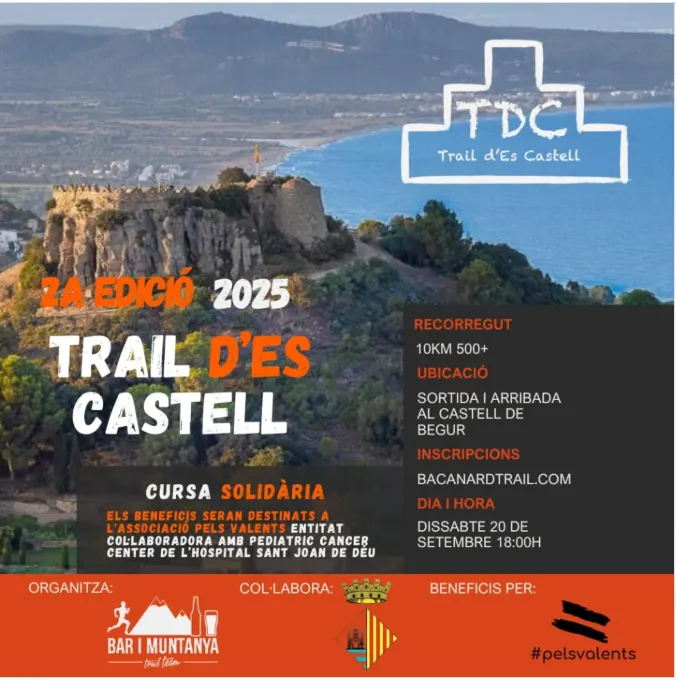 El 20 de setembre se celebra una nova edició de la Trail d'Es Castell