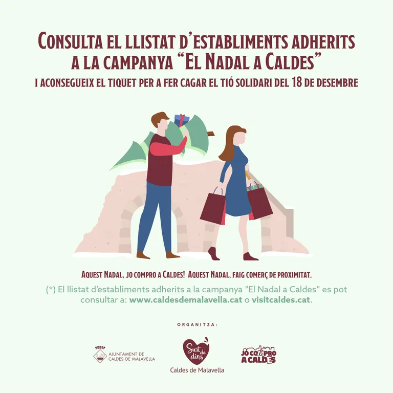 23 comerços s'adhereixen a la campanya "El Nadal a Caldes"