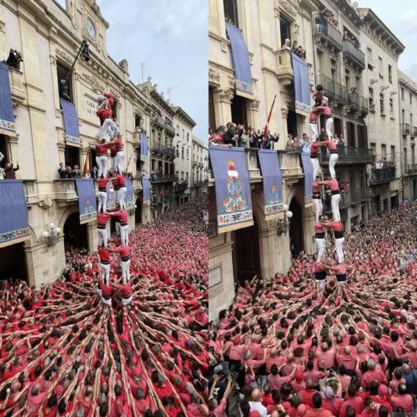 Joves i Vella mostren la grandesa de Santa Úrsula amb castells nets