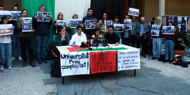 Els acampats a la UB amenacen de mantenir la protesta per Gaza fins al 12-M