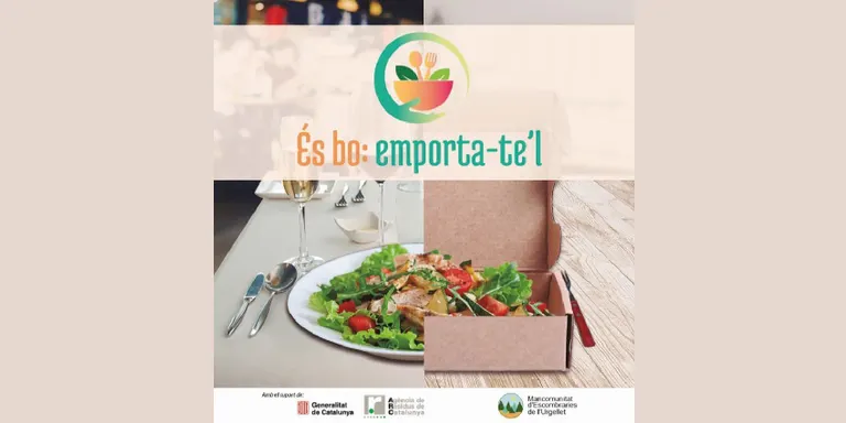 Envasos reciclables als restaurants de la Seu per evitar el malbaratament dels aliments