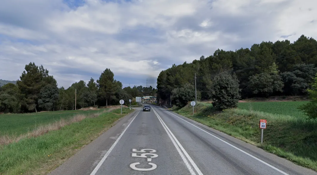 Mor un veí de Solsona en un xoc frontal a la C-55 a l'alçada de Sant Joan de Vilatorrada