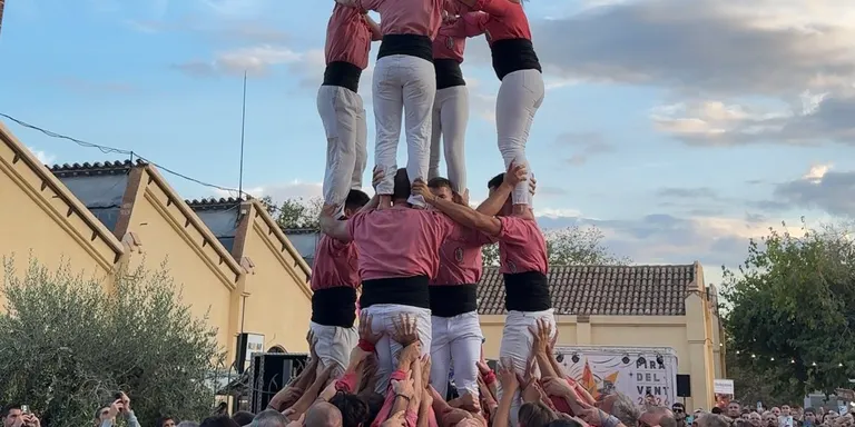 La Colla Vella roda els 7 pisos al Pla de Santa Maria