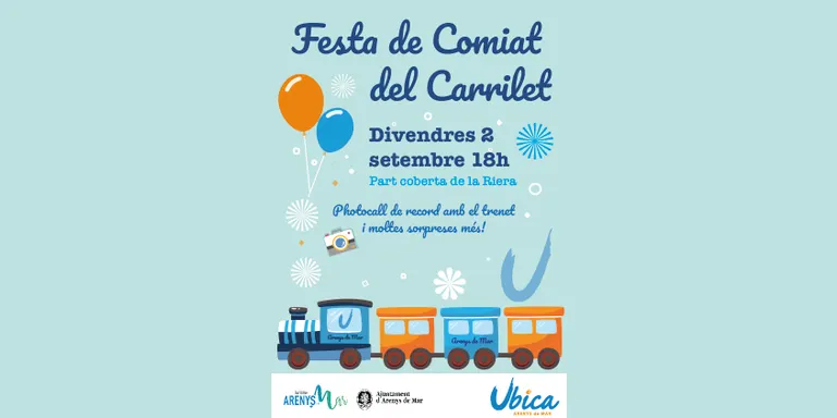 La UBICA traurà les botigues al carrer coincidint amb la festa del comiat del carrilet