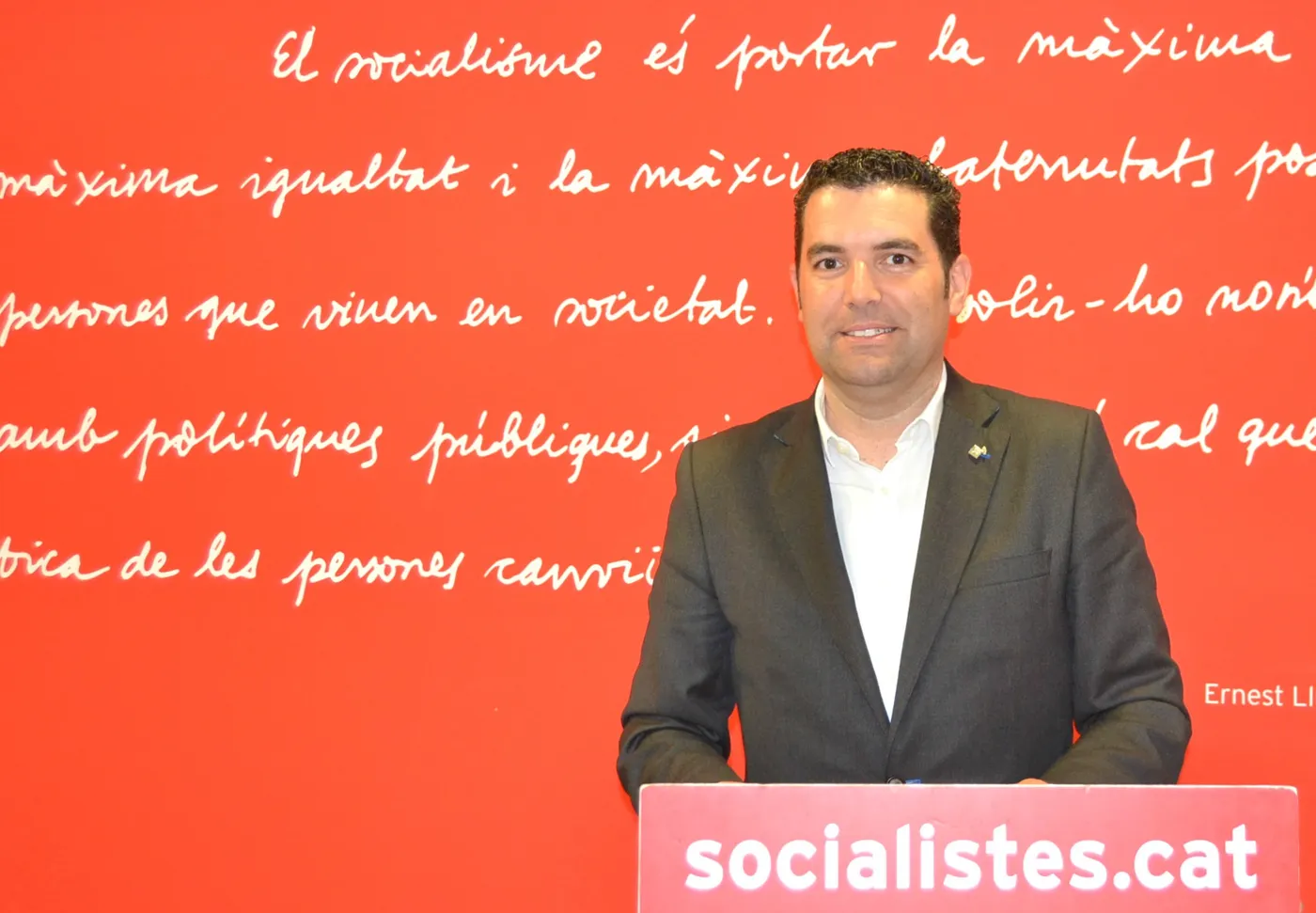 Xavier Amor (PSC): "La candidatura de Miquel Iceta és la primera via per superar la situació política a Catalunya"