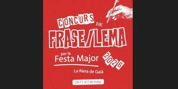 La Riera de Gaià prepara la Festa Major amb un concurs per triar-ne el lema