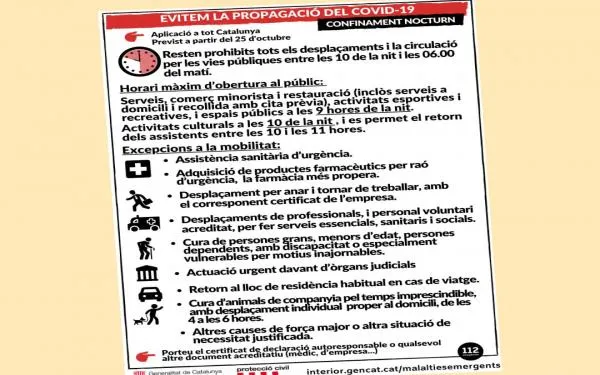 L’estat d’alarma i el toc de queda ja són una realitat