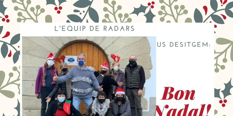 Postals de Nadal pels usuaris Radars i obsequis als socis de l'Esplai que compleixen 25 any amb l'entitat
