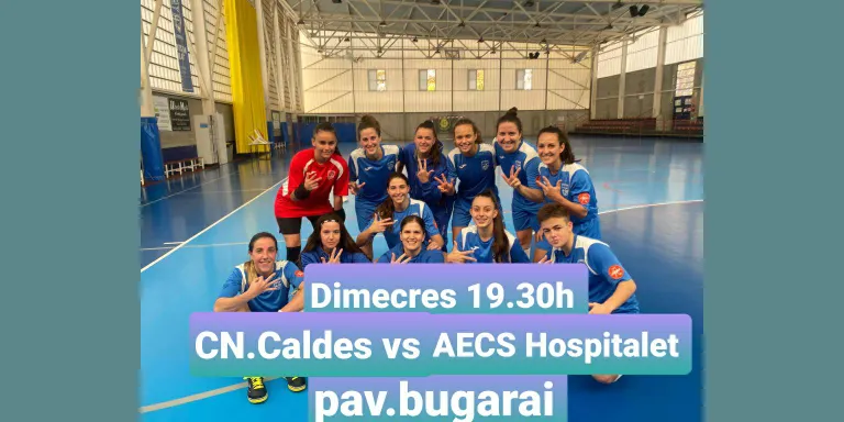 El femení de futsal del CN Caldes rep a les líders en partit intersetmanal