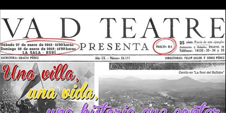 Us convidem a veure “Una villa, una vida, una historia que contar” aquest diumenge a La Sala