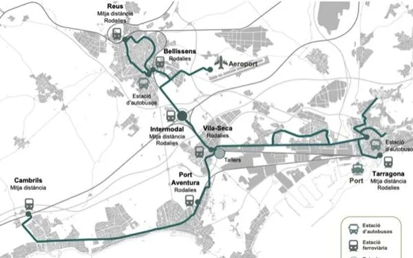 La Generalitat preveu licitar el tramvia del Camp de Tarragona a principis de 2025