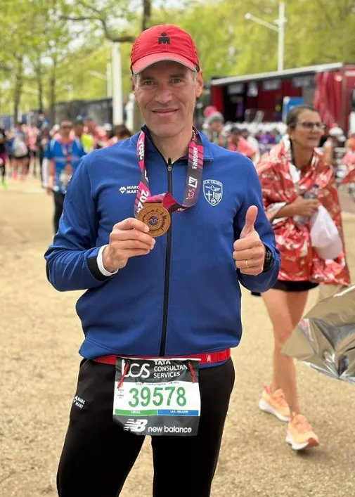 El calderí Joan Sol completa la marató de Londres, amb l’objectiu de les “six majors” a l’horitzó