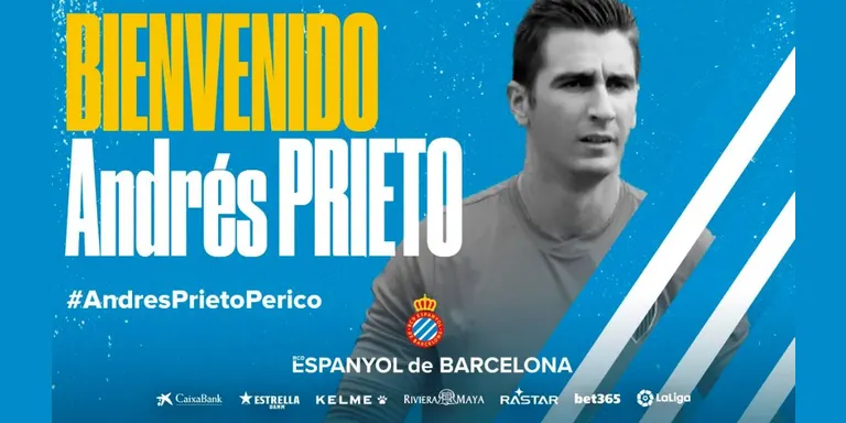 Andrés Prieto, nou porter de l’Espanyol