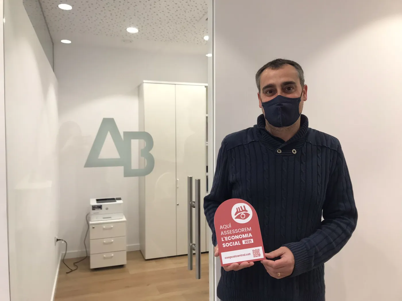 La gestoria Biols rep el segell Aquí Assessorem l'Economia Social a la Catalunya Central