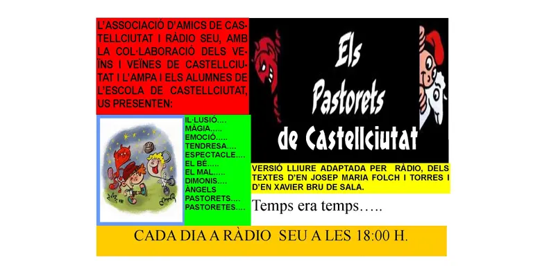 RàdioSeu emet la gravació íntegra dels 'Pastorets de Castellciutat'
