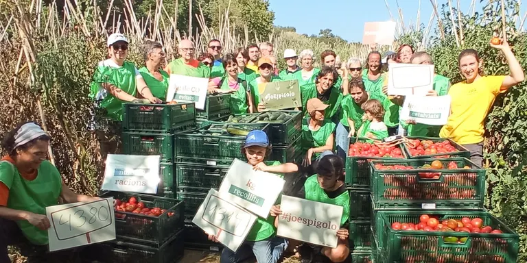 L’espigolada simultània a tot Catalunya va permetre recuperar 8.730 quilos de fruita i verdura