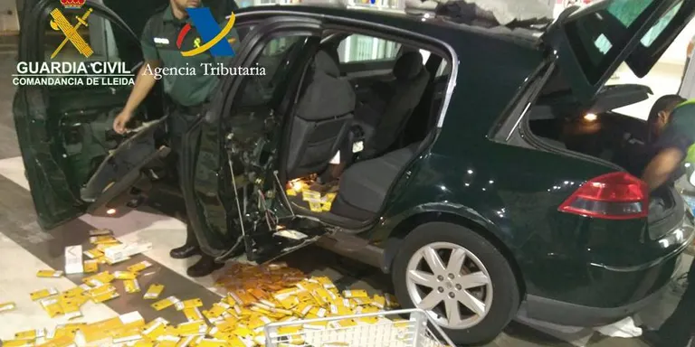 La Guàrdia Civil intervé tabac de contraban valorat en més de 18.000 euros