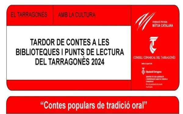 La Biblioteca d'Altafulla acollirà el cicle 'Contes populars de tradició oral' el pròxim 14 de novembre