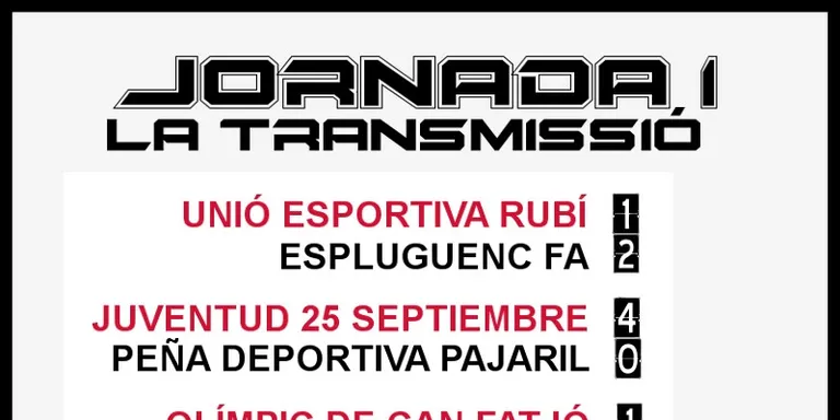 A PEU DE CAMP - JORNADA 1 diumenge
