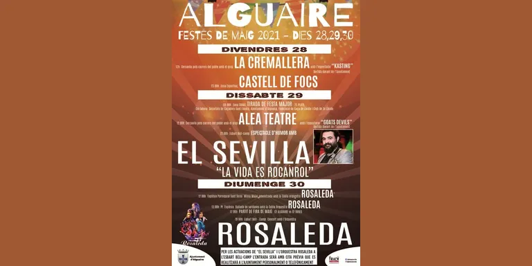 Les Festes de Maig a Alguaire 2021 a mig gas