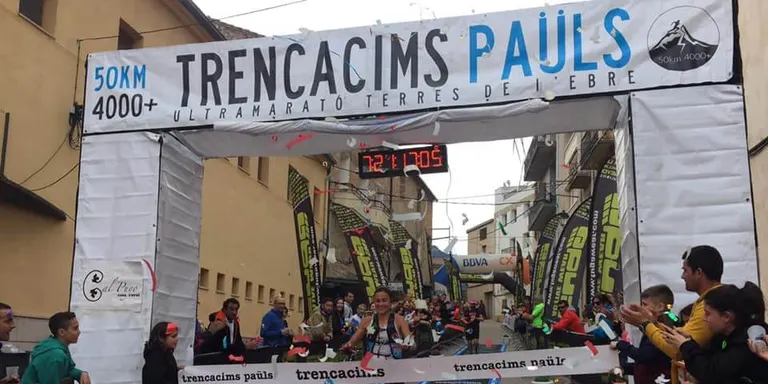 Sílvia Puigarnau, campiona de la ultramarató Trencacims de Paüls