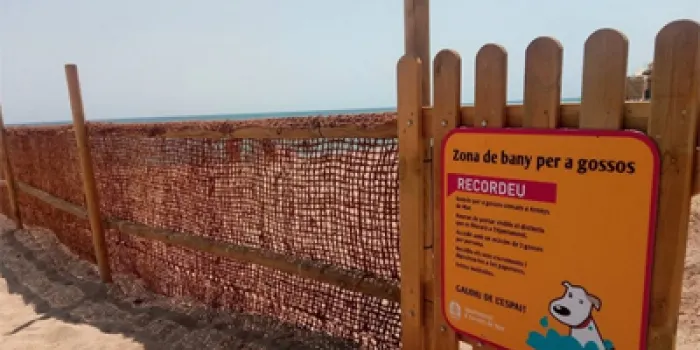 L’Ajuntament només es planteja fer millores a la platja de gossos de cara a la següent temporada