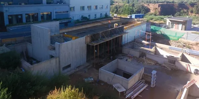 Més del 50% de les obres del nou tanatori ja s’han completat