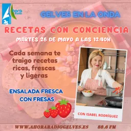 #19 - Receta Saludable: Ensalada Fresca de Fresas en Ahora Radio - episode art