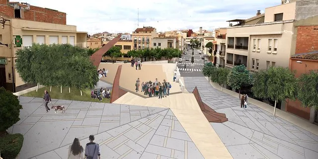 L'última fase d'obres a la plaça de l'Era del Castell arranca dijous