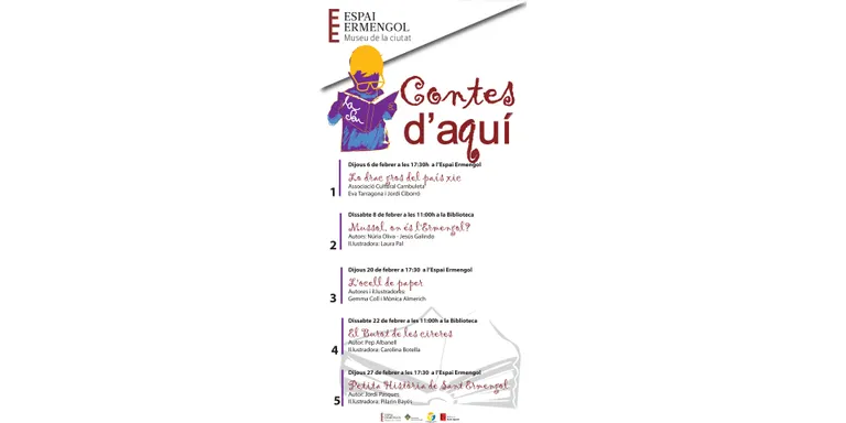 Nou cicle de 'Contes d'aquí' a l'Espai Ermengol de la Seu