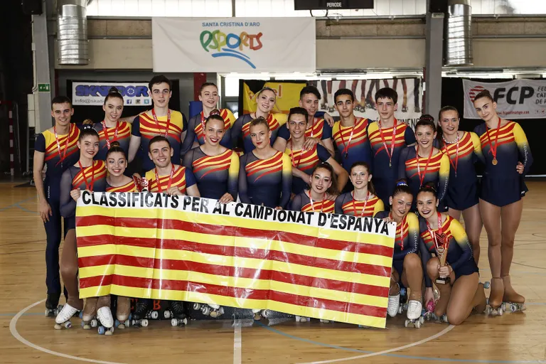 Enric Porta i Noemí Isla competiran al Campionat d'Espanya de patinatge artístic