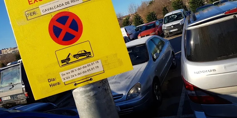 Restriccions d’aparcament a l’Escardívol per l’arribada dels Reis Mags d’Orient