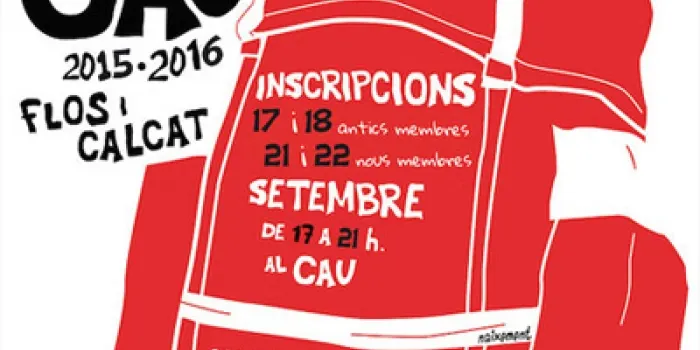 El Cau Flos i Calcat fa avui i demÃ inscripcions per antics membres