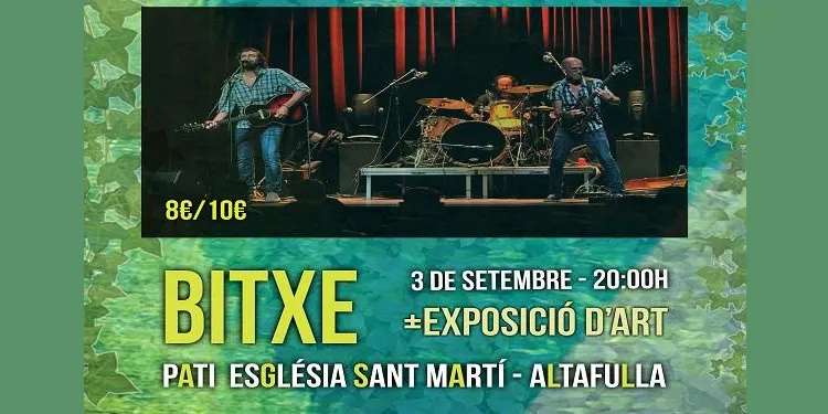 El cicle Jardí Sonor tornarà a passar pel jardinet de l’Església de Sant Martí d’Altafulla amb Bitxe el 3 de setembre