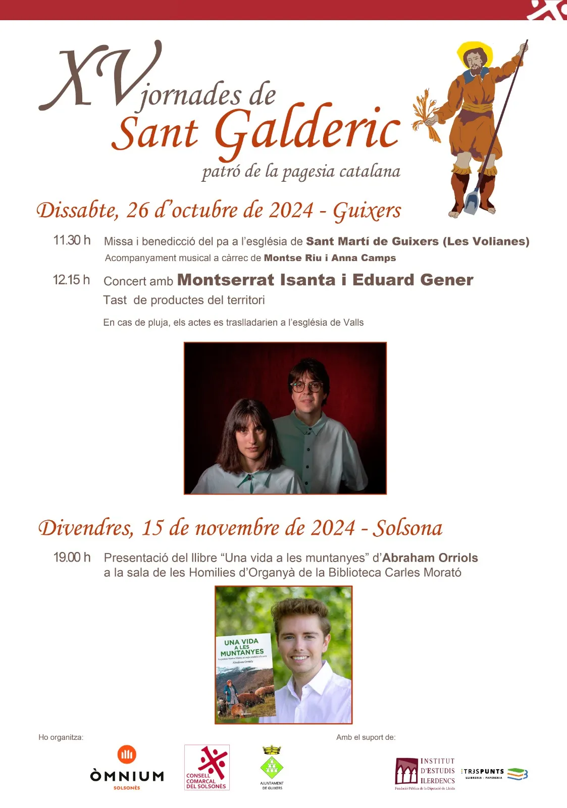 Abraham Orriols presenta divendres a Solsona el llibre "Una vida a les muntanyes"