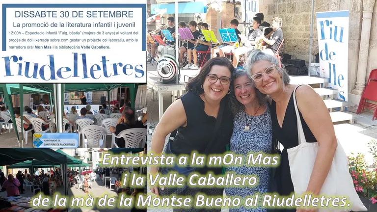 Entrevista a la mOn Mas i la Valle Caballero de la mà de la Montse Bueno al Riudelletres.