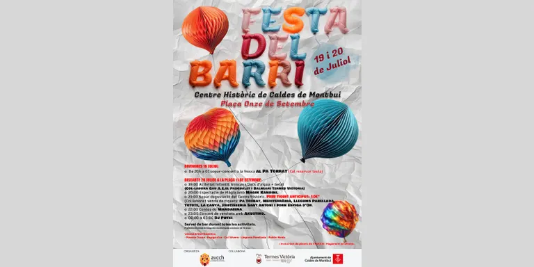 Tot a punt al Centre Històric i al Bugarai per celebrar les festes del barri