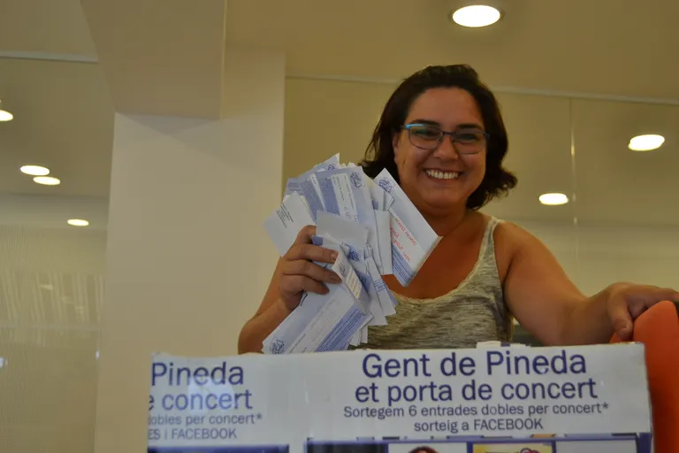 Gent de Pineda ha sortejat les entrades pel concert de David Bisbal