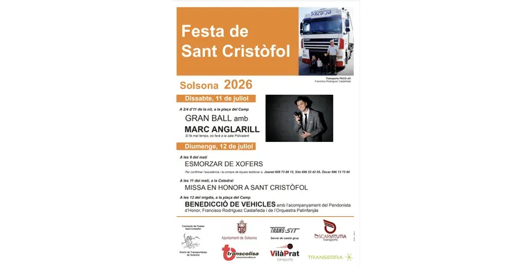 Francisco Rodríguez Castañeda serà el pendonista d’honor de la Festa de Sant Cristòfol d’aquest cap de setmana