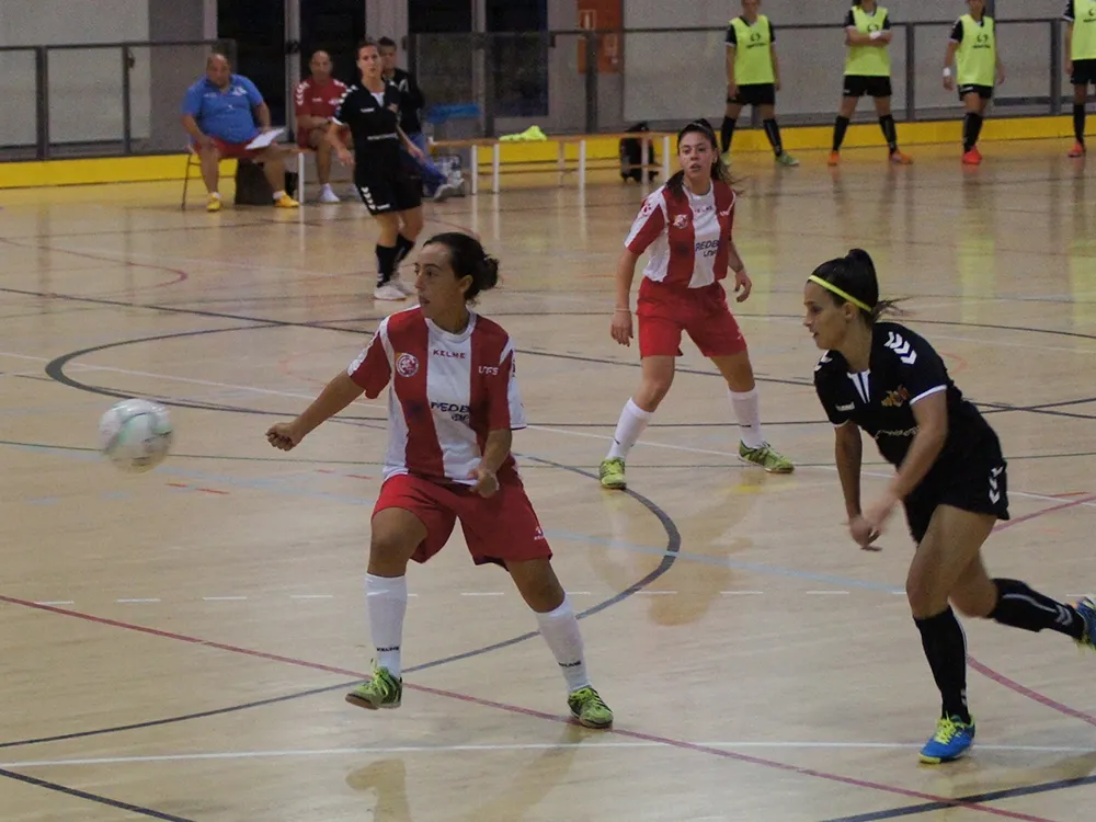 Des de principis de desembre que no hi havia cites en lliga del futbol sala femení / Arxiu